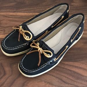 Sperry Top-Sider Black/Gold Boat Shoes - 8.5 Size